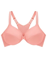 Glamorise Women's Plus Front Close Wonder Wire Bra with Smoothing Back 1247