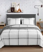 Nautica Fleetville Cotton Reversible Piece Quilt Set