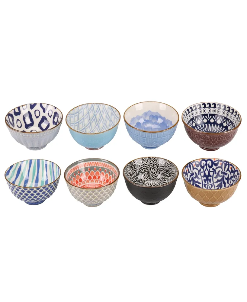 Ooh LaLa Mix and Match 10 Ounce Bowls, Set of 8