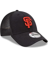 Men's Black San Francisco Giants Trucker 9FORTY Adjustable Snapback Hat