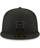 Men's Black Houston Astros Primary Logo Basic 59FIFTY Fitted Hat