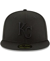 Men's Black Kansas City Royals Primary Logo Basic 59FIFTY Fitted Hat