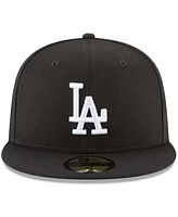Men's Black Los Angeles Dodgers 59FIFTY Fitted Hat