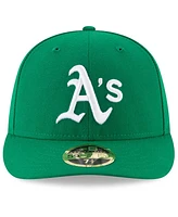 Men's Green Oakland Athletics Alt Authentic Collection On-Field Low Profile 59FIFTY Fitted Hat