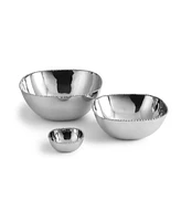 Molten Medium Bowl - Silver