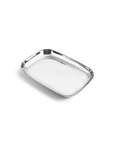 Molten Small Platter - Silver