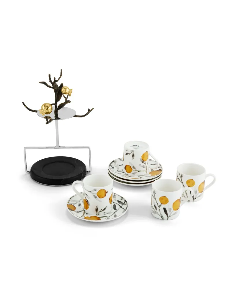 Michael Aram Pomegranate Sugar Pot & Spoon Set