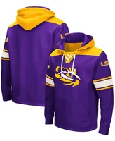 Men's Purple Lsu Tigers 2.0 Lace-Up Hoodie