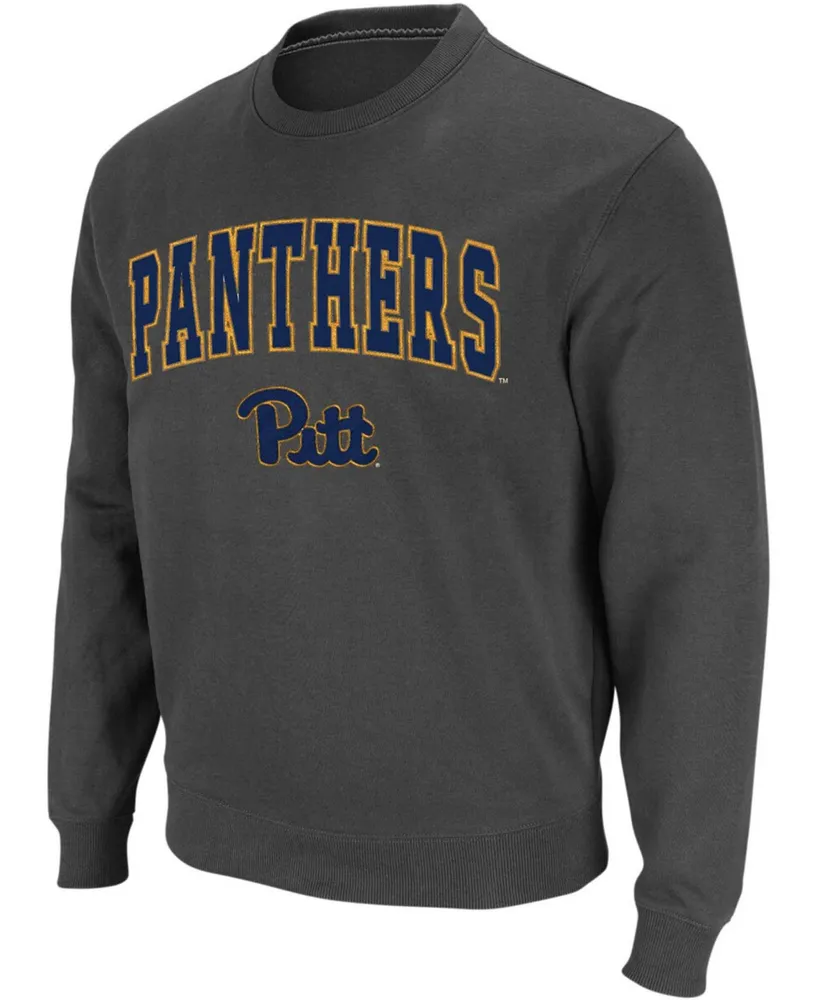 Men's Charcoal Pitt Panthers Arch Logo Sweatshirt