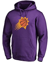 Men's Purple Phoenix Suns Primary Team Logo Pullover Hoodie