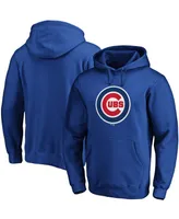 Men's Royal Chicago Cubs Official Logo Pullover Hoodie