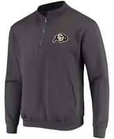 Men's Charcoal Colorado Buffaloes Tortugas Logo Quarter-Zip Jacket