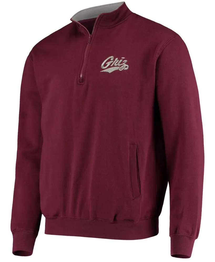 Men's Maroon Montana Grizzlies Tortugas Logo Quarter-Zip Jacket