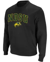 Colosseum Men's Ndsu Bison Arch & Logo Crew Neck Sweatshirt