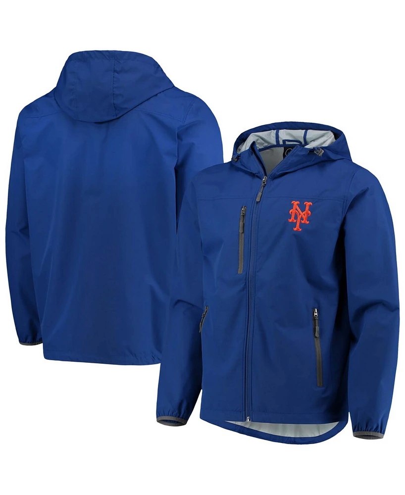 Men's Royal New York Mets Double Play Lightweight Hoodie Jacket