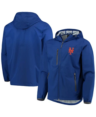 Men's Royal New York Mets Double Play Lightweight Hoodie Jacket