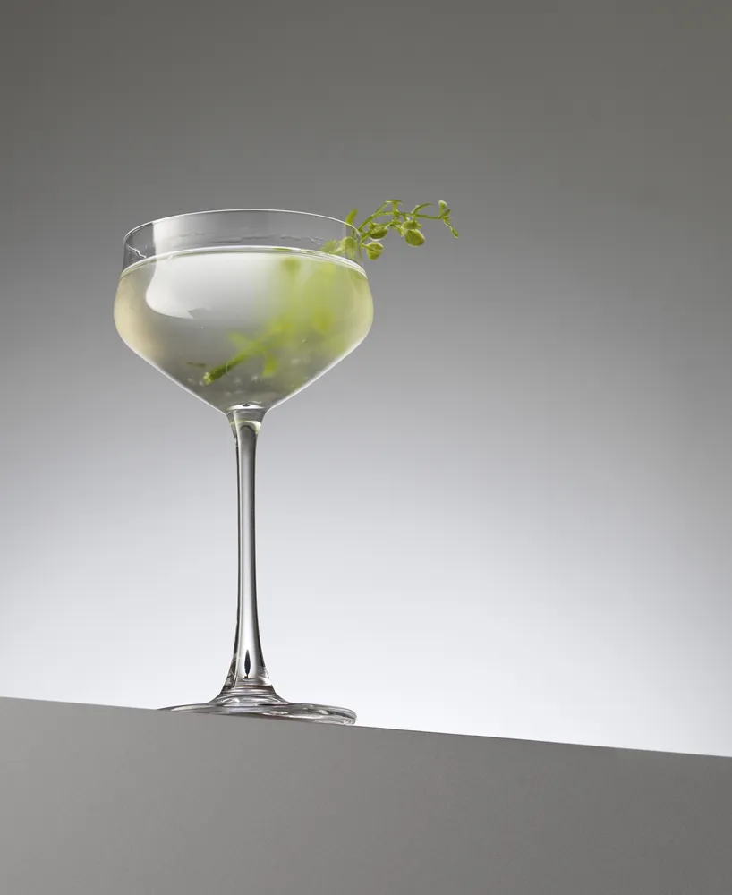 JoyJolt Bloom Coupe Martini Glasses, Set of 4