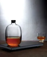 Nude Glass Malt Short Whisky Bottle & Tray Set
