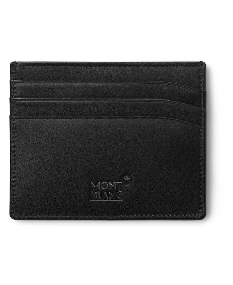 Montblanc Meisterstuck Black Leather 6 Pocket Holder 106653