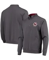 Men's Charcoal Boston College Eagles Tortugas Logo Quarter-Zip Pullover Jacket