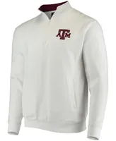 Men's White Texas A M Aggies Tortugas Logo Quarter-Zip Jacket