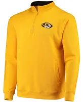 Men's Gold-Tone Missouri Tigers Tortugas Logo Quarter-Zip Jacket