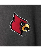 Men's Charcoal Louisville Cardinals Tortugas Logo Quarter-Zip Jacket