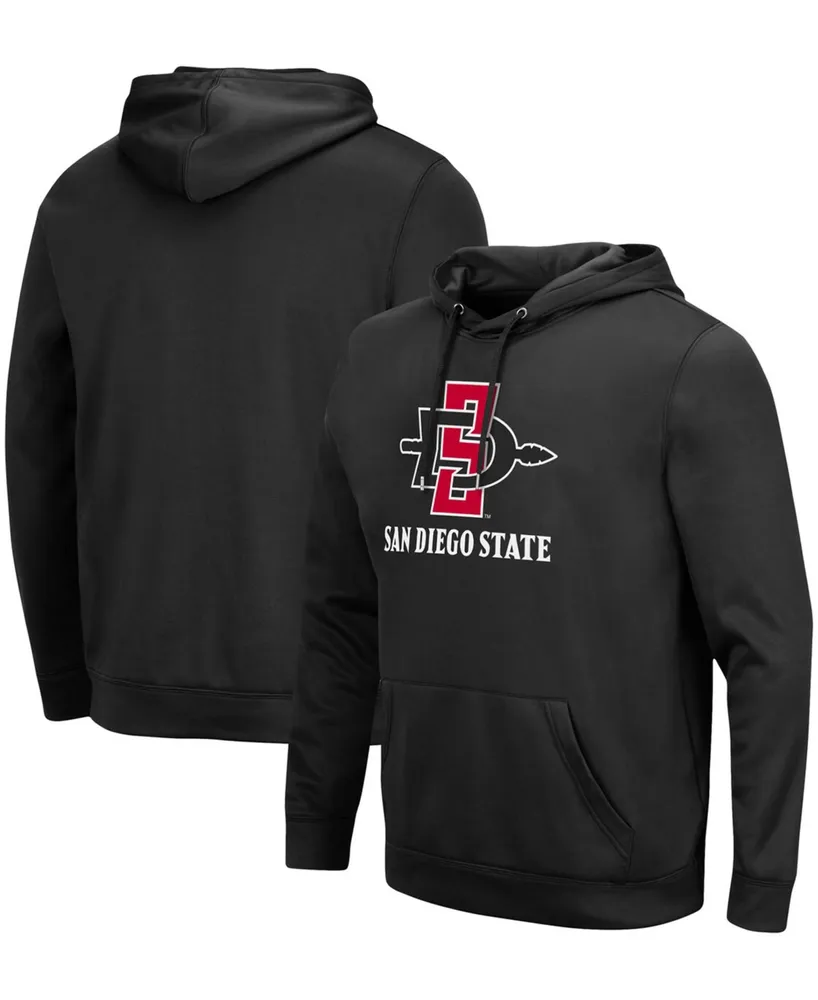 Men's Black San Diego State Aztecs Lantern Pullover Hoodie