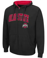 Men's Black Ohio State Buckeyes Arch Logo 3.0 Full-Zip Hoodie