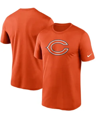 Men's Orange Chicago Bears Logo Essential Legend Performance T-shirt