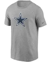 Men's Heather Gray Dallas Cowboys Primary Logo T-shirt