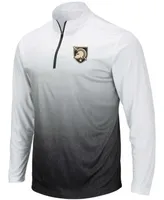 Men's Gray Army Black Knights Magic Team Logo Quarter-Zip Jacket