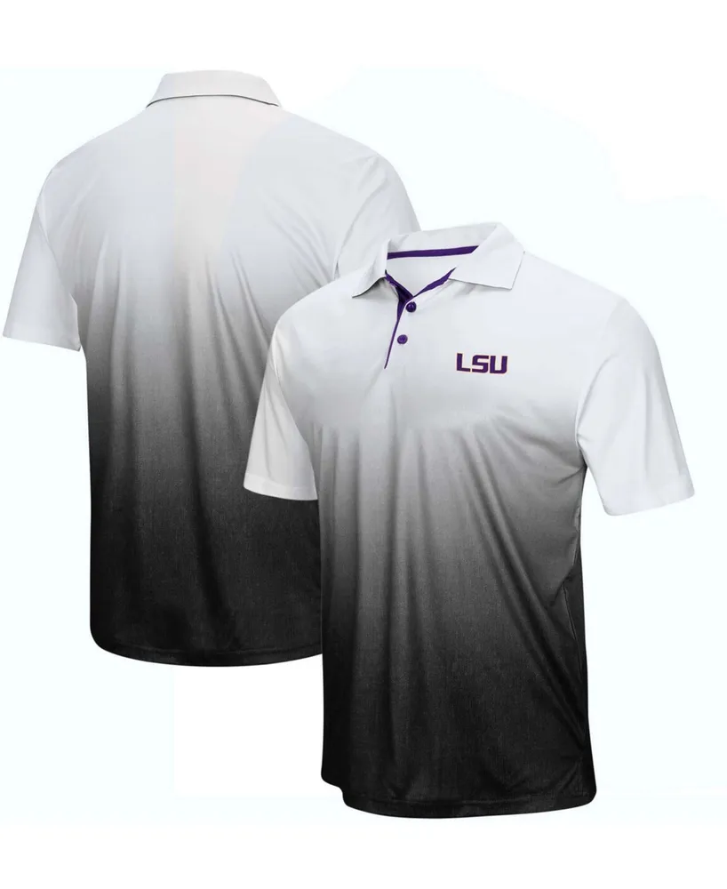 Men's Gray Lsu Tigers Magic Team Logo Polo Shirt