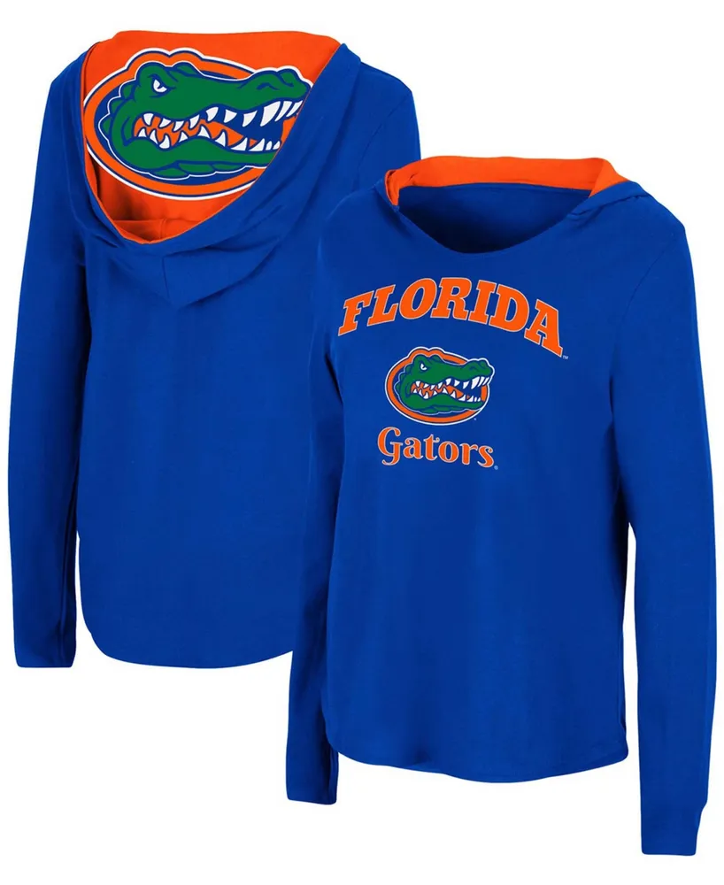 Women's Royal Florida Gators Catalina Hoodie Long Sleeve T-shirt