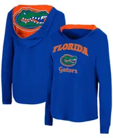 Women's Royal Florida Gators Catalina Hoodie Long Sleeve T-shirt