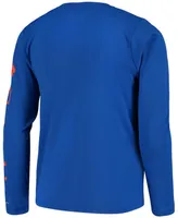 Big Boys Royal Florida Gators Pfg Terminal Tackle Long Sleeve Omni-Shade T-shirt