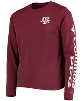 Big Boys Maroon Texas A M Aggies Pfg Terminal Tackle Long Sleeve Omni-Shade T-shirt