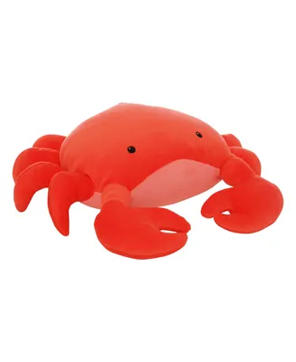 Manhattan Toy Company Crabby Abby Velveteen Sea Life Toy Crab Stuffed Animal
