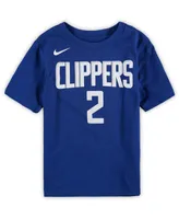 Preschool Girls and Boys Kawhi Leonard Royal La Clippers Team Name Number T-shirt