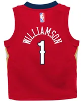 Toddler Girls and Boys Zion Williamson Red New Orleans Pelicans 2020/21 Jersey - Statement Edition