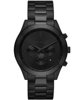 Michael Kors Men's Slim Runway Black Stainless Steel Bracelet Watch, 44mm