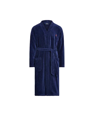 Polo Ralph Lauren Men's Sleepwear Soft Cotton Kimono Velour Robe