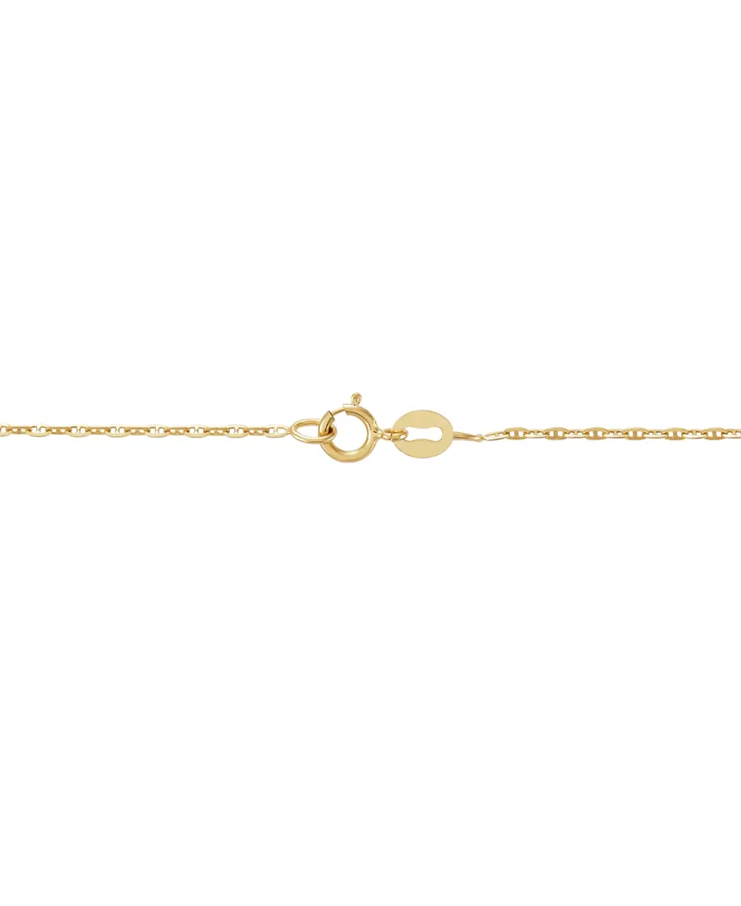 Italian Gold Mariner Link 16" Chain Necklace in 10k Gold