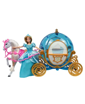 Princess Doll with Horse and Carriage