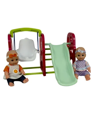 Playground Slide and Swing Set