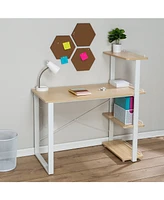 Honey Can Do Home Office Computer Desk with Shelves