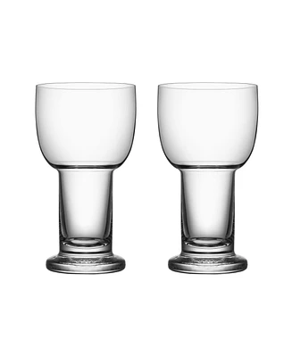 Kosta Boda Picnic Large Glass Set, 2 Pieces