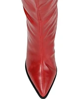 Journee Collection Women's Daria Wide Calf Cowboy Knee High Boots