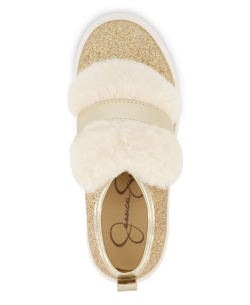 Jessica Simpson Little Girls Slip-On Sneakers - Gold