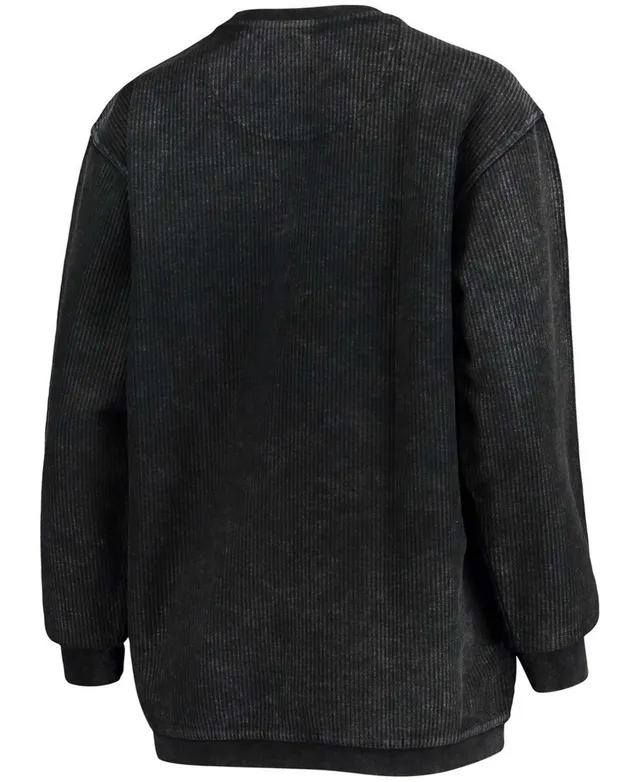 Pressbox Women's Oregon Ducks Comfy Cord Vintage-Like Wash Basic Arch  Pullover Sweatshirt